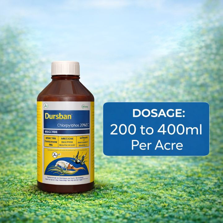 Crystal Dursban Chlorpyriphos 20% EC Insecticide - Image 4